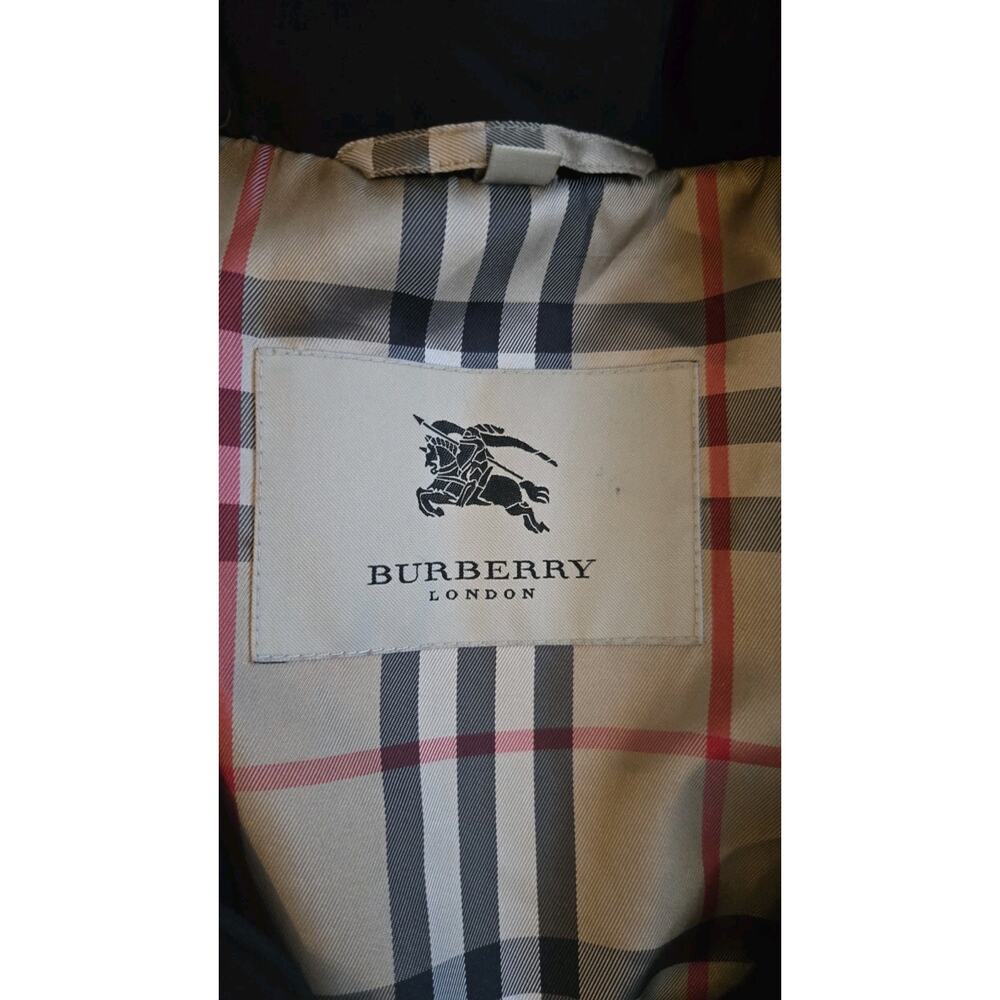 Burberry Women's Puffer Trench Coat W/Removable Hood Size L - Picture 3 of 10